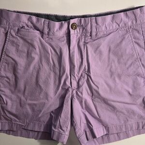 men’s 5” lavender purple J.CREW chino shorts [29]